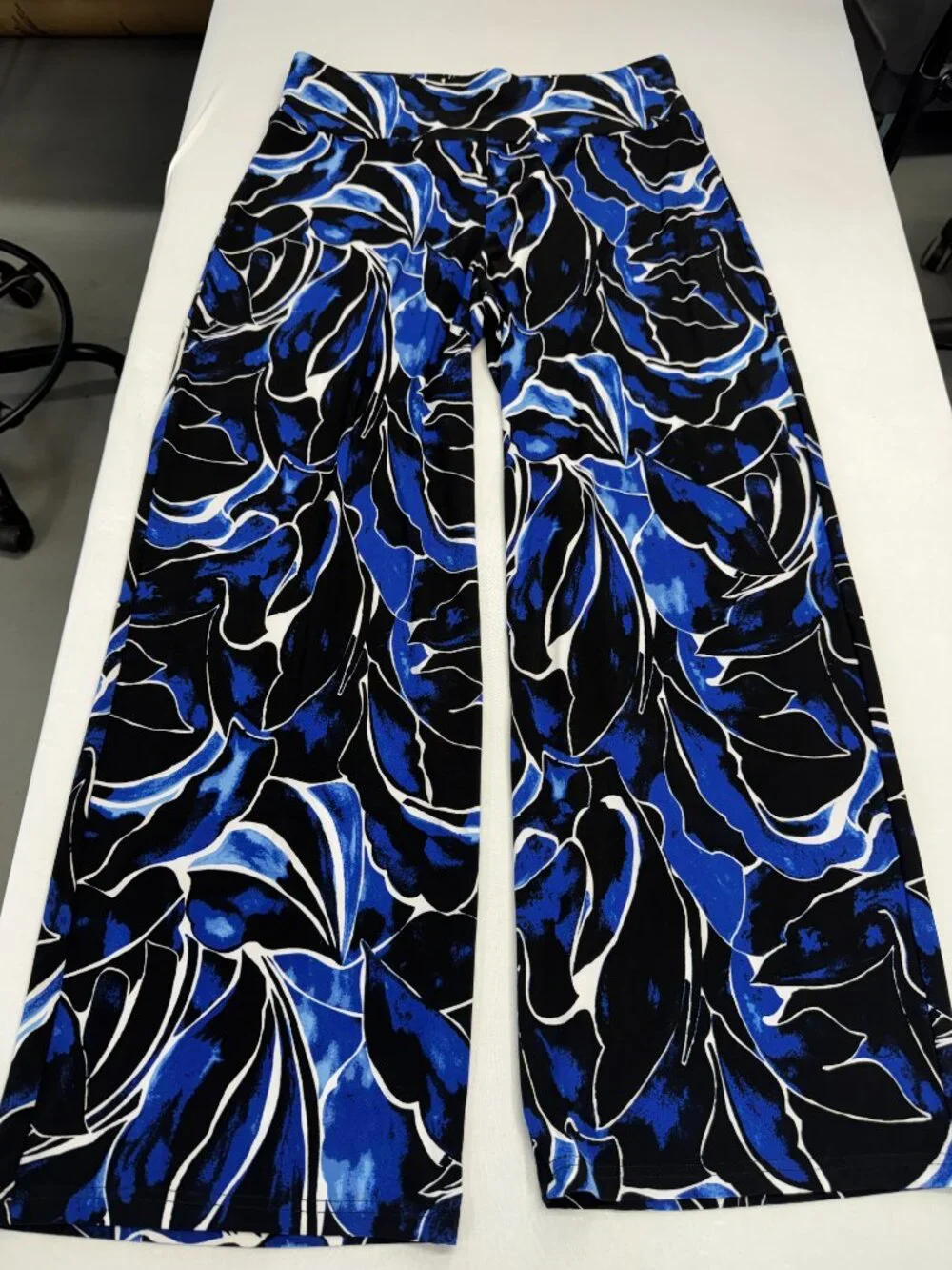 Anne Klein Black Palazzo Wide Leg Pants Stretchy Sz L NWT - Picture 5 of 9